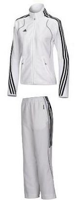 D�msk� tepl�kov� souprava Adidas  b�l� - klikn�te pro v�t�� n�hled
